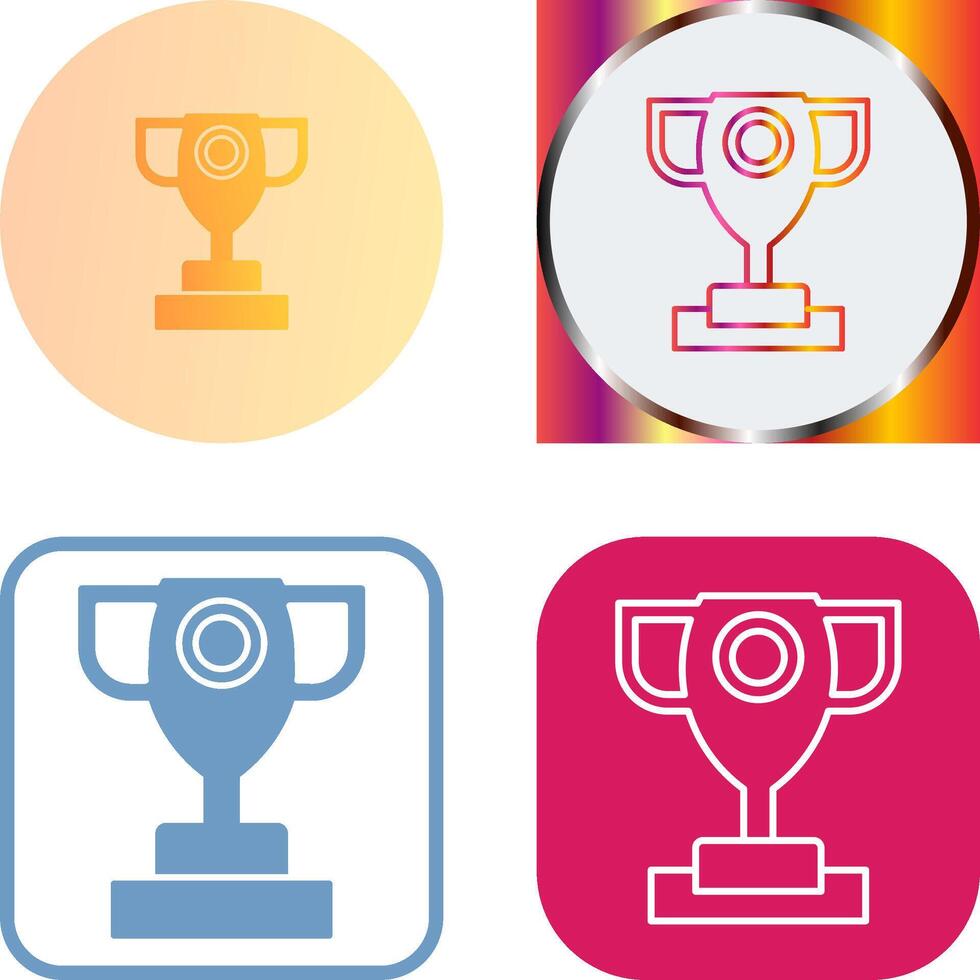 Trophy Icon Design vector