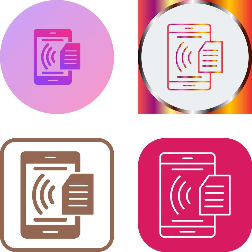 Smart Phone Icon Design vector