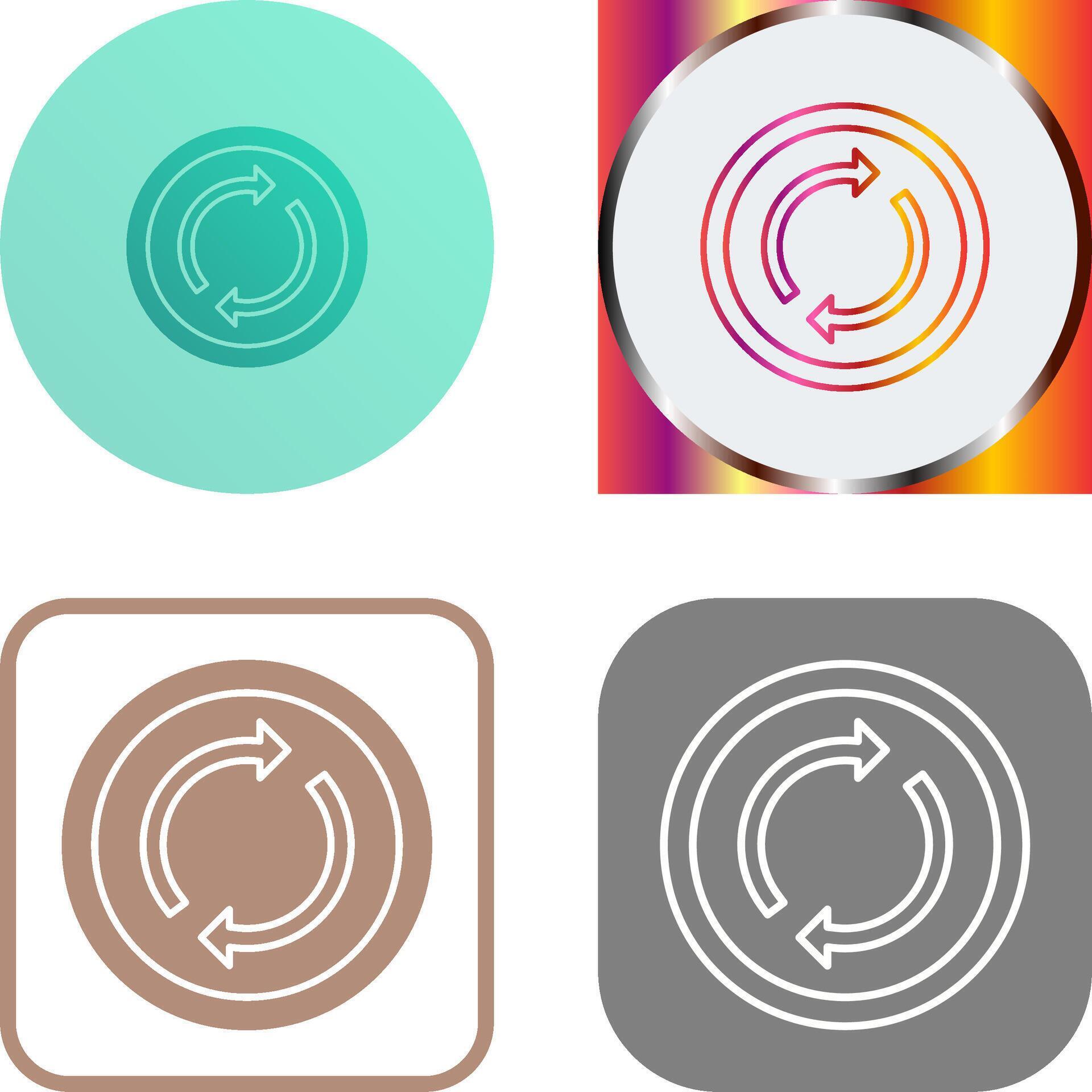 Loop Icon Design 44042769 Vector Art at Vecteezy