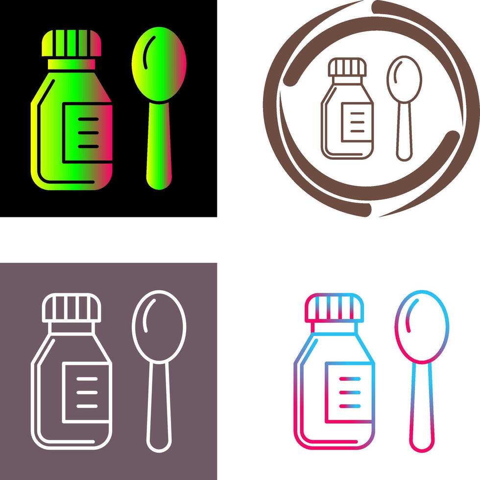 Syrup Icon Design vector