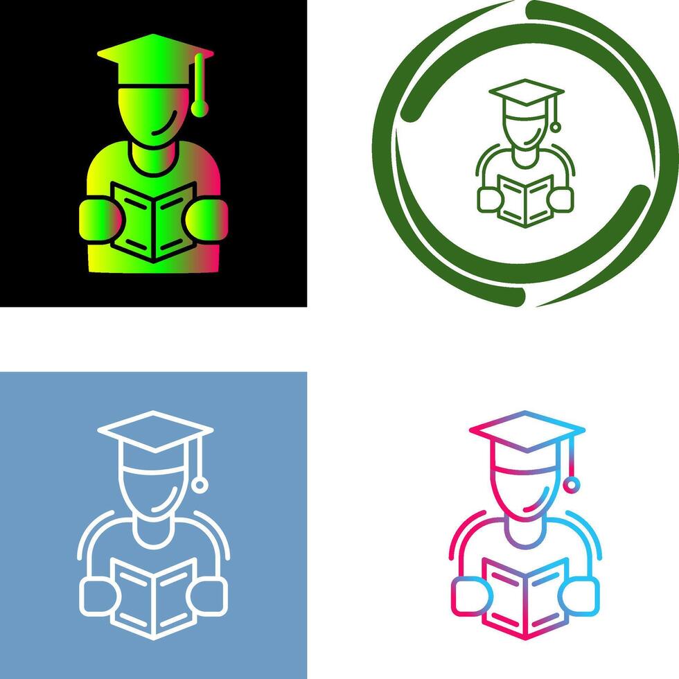 Learning Icon Design vector