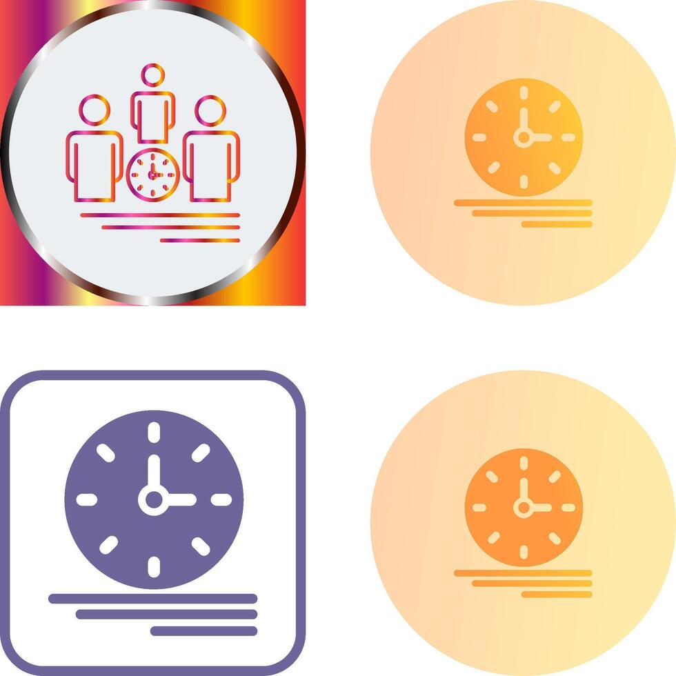 Team Management Icon Design vector