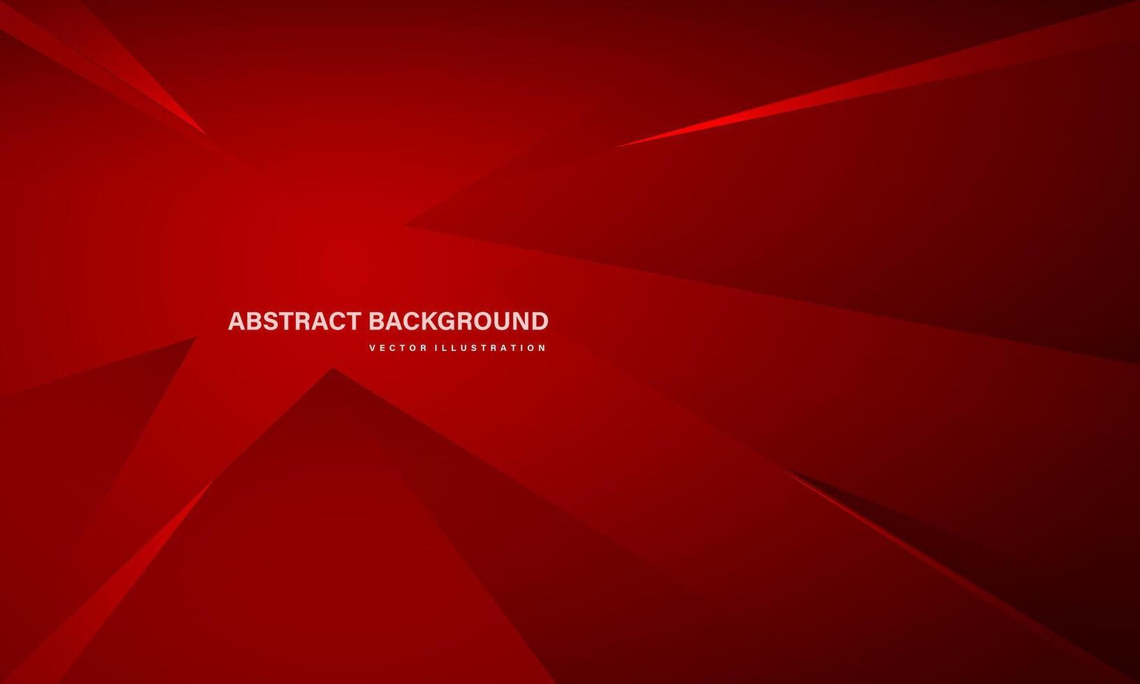 Abstract red geometric background design luxury creative vector