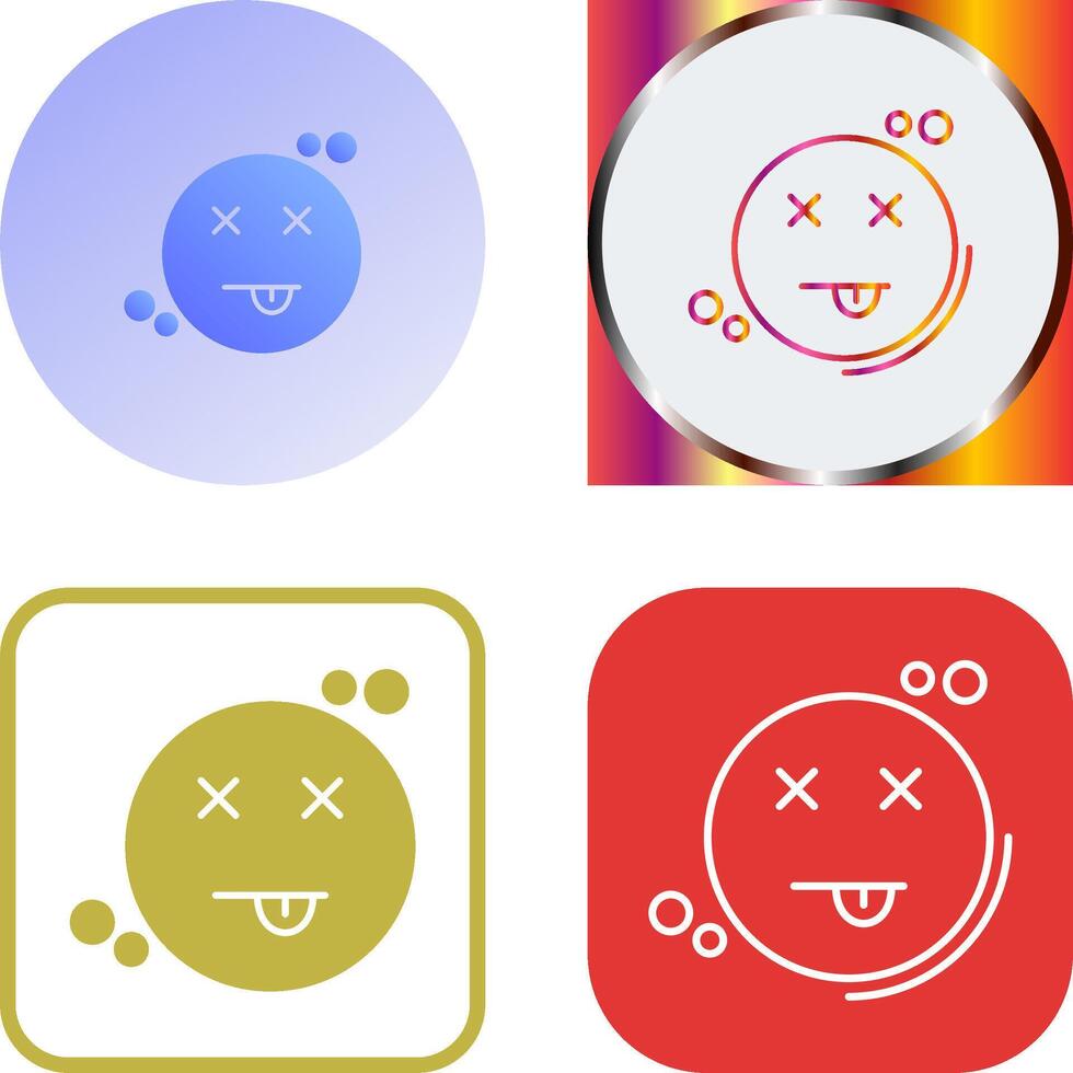 Dead Icon Design vector
