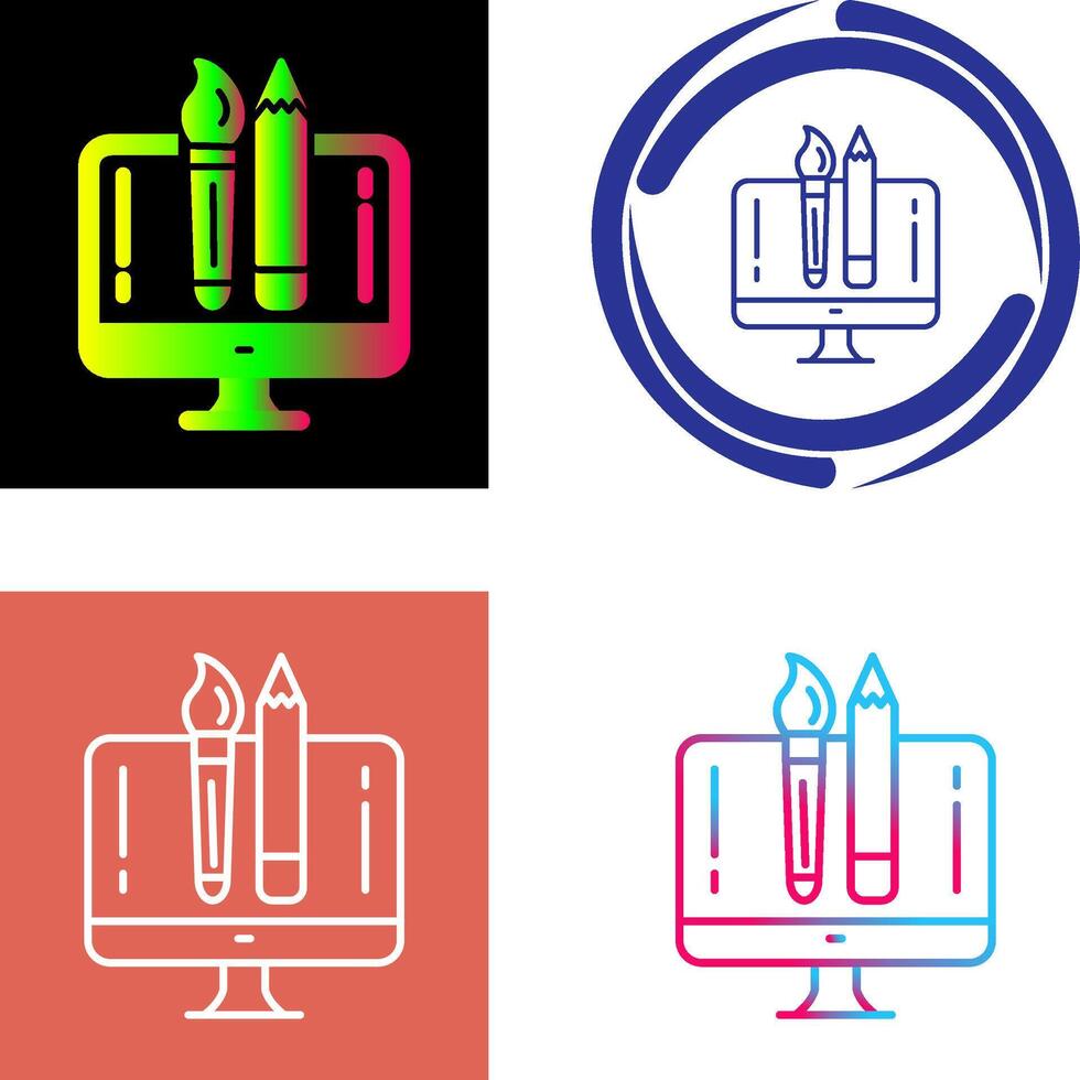 Creatie Design Icon Design vector