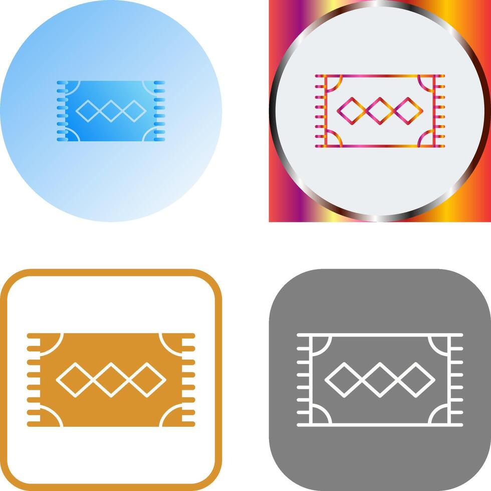 Rug Icon Design vector