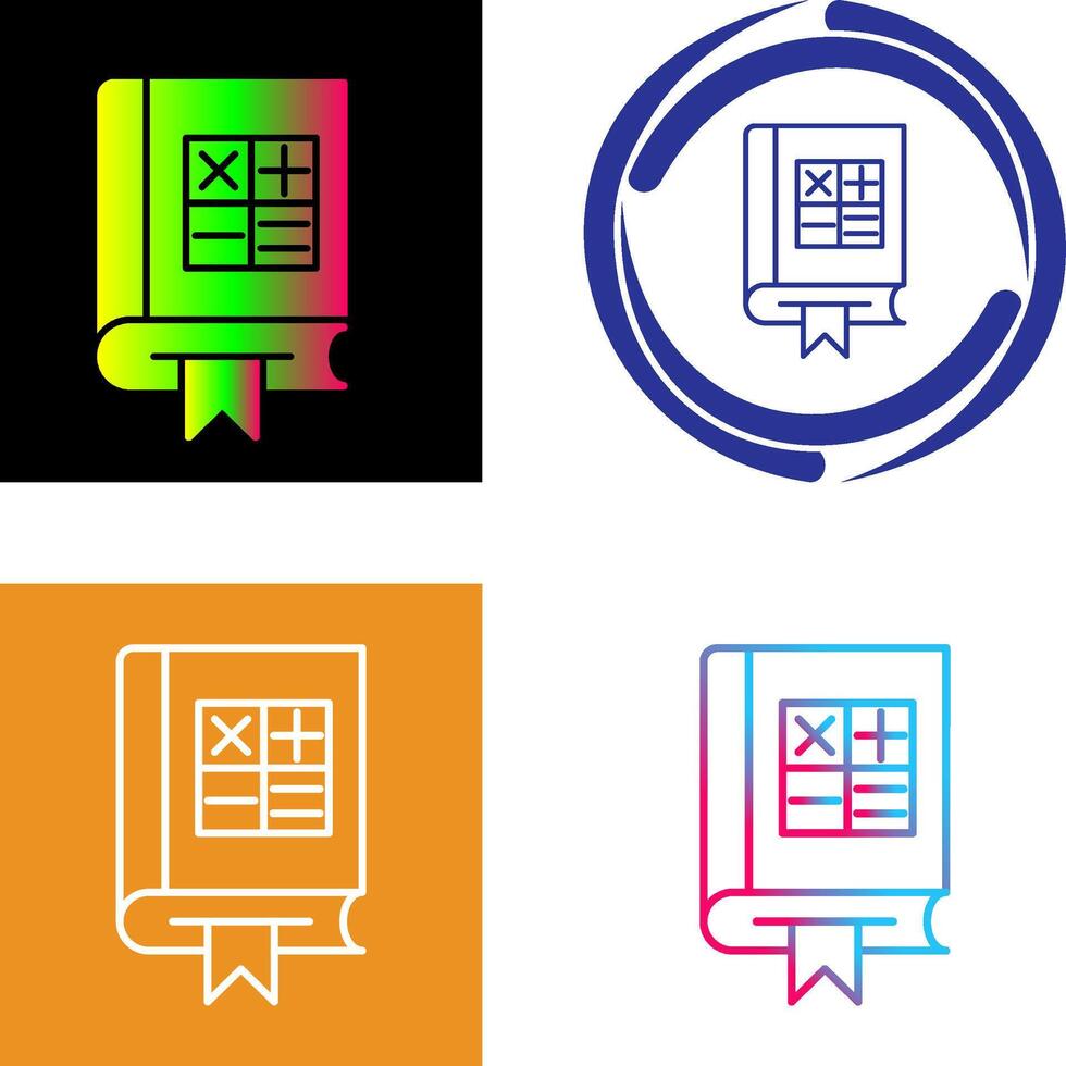 Maths Icon Design vector