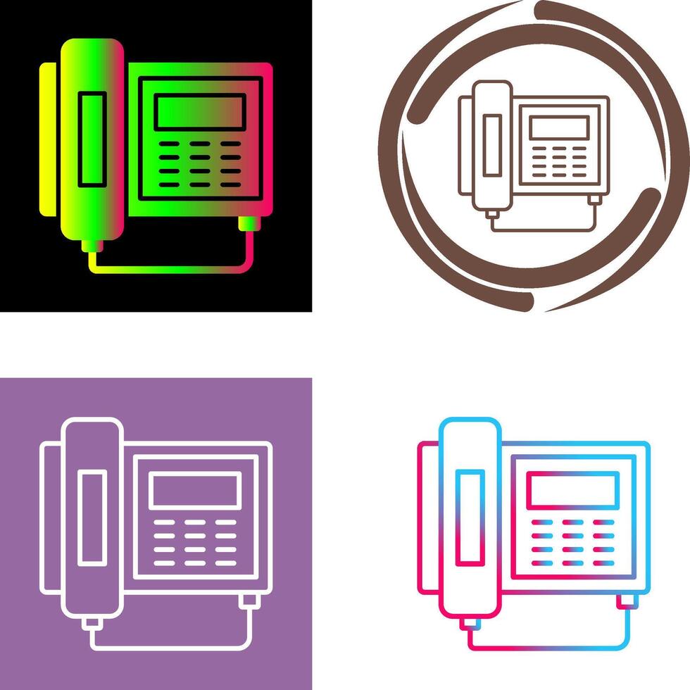 Telephone Icon Design vector