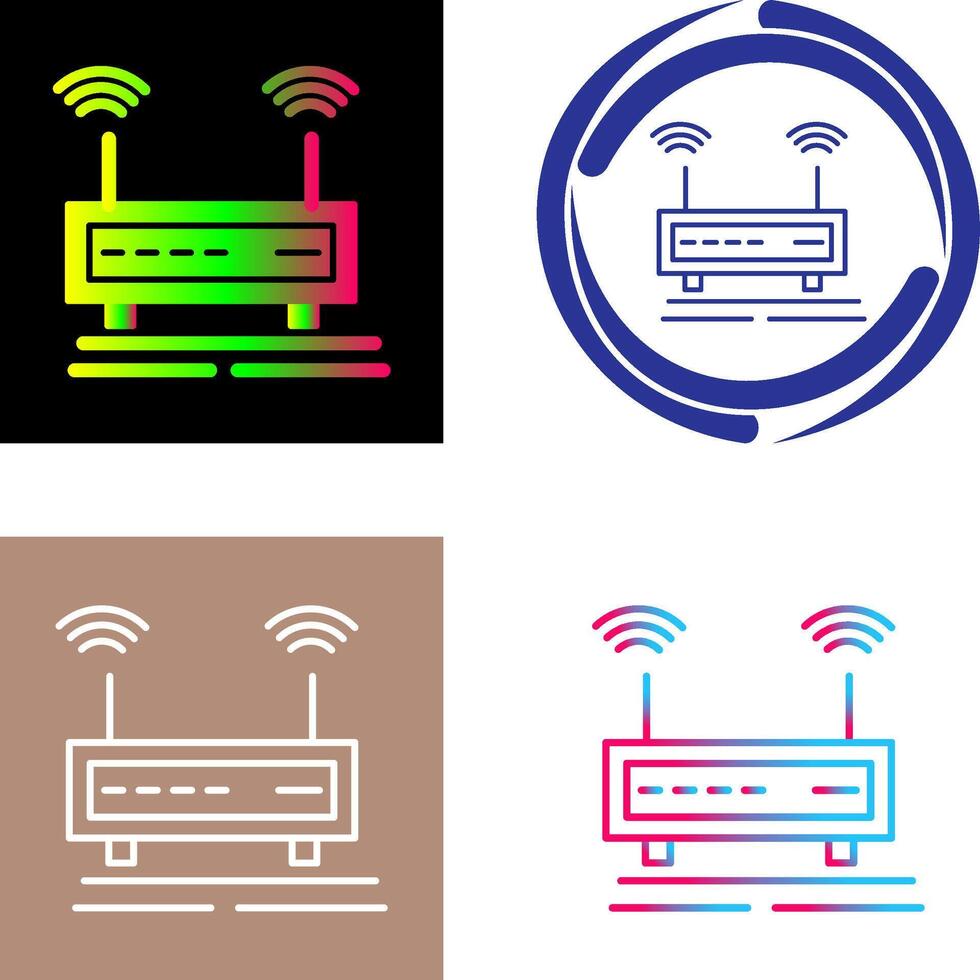 Wifi Signals Icon Design vector