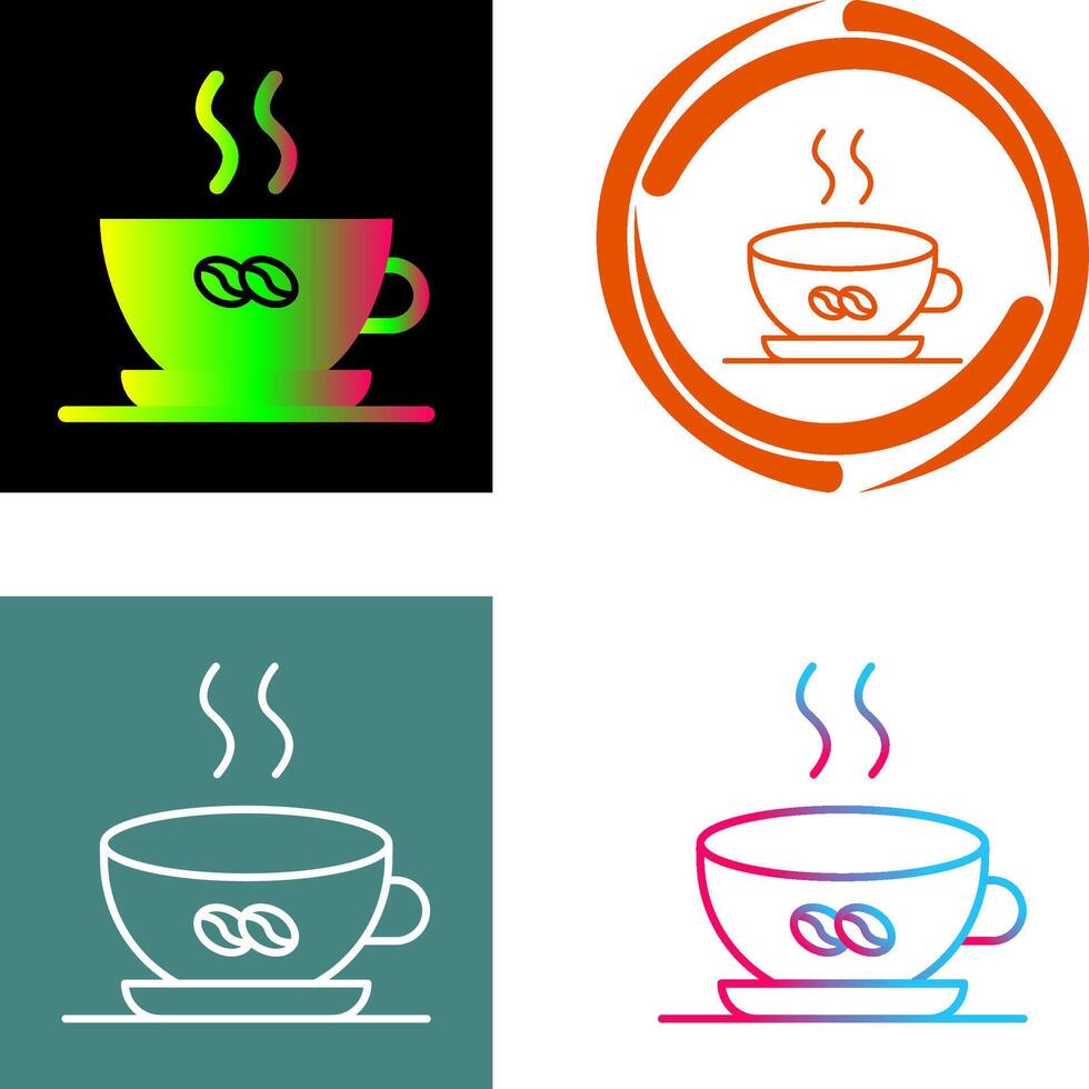 Coffee Cup Icon Design vector