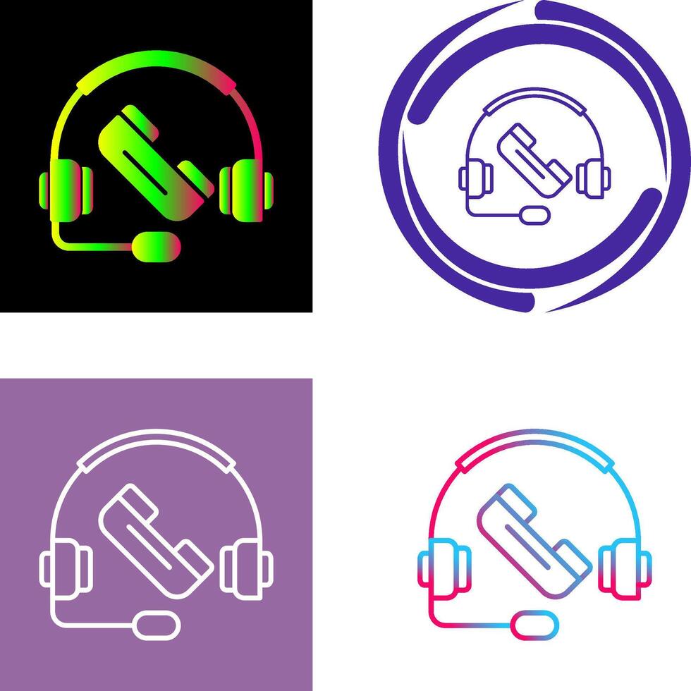 Support Icon Design vector