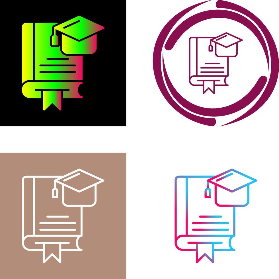 Graduation Icon Design vector