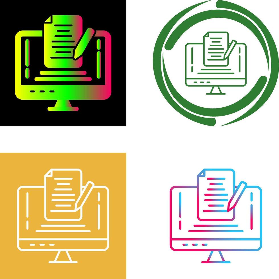 Note Icon Design vector