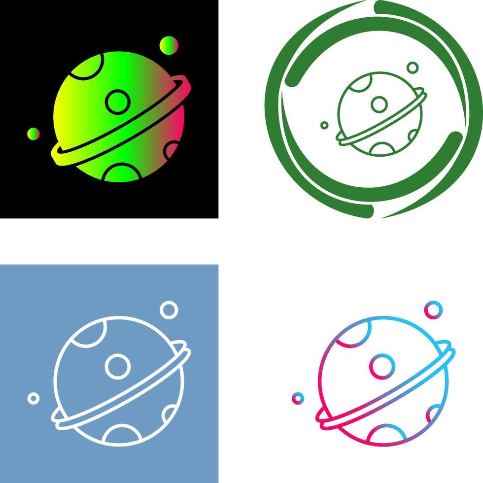 Planet Icon Design vector