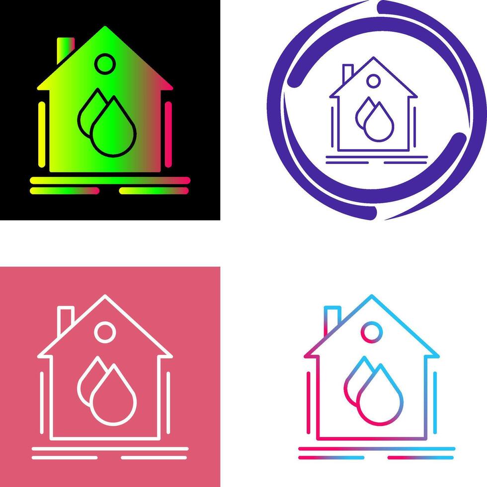 Water Icon Design vector