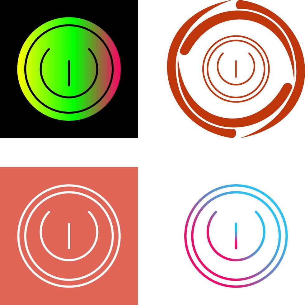 Power Icon Design vector