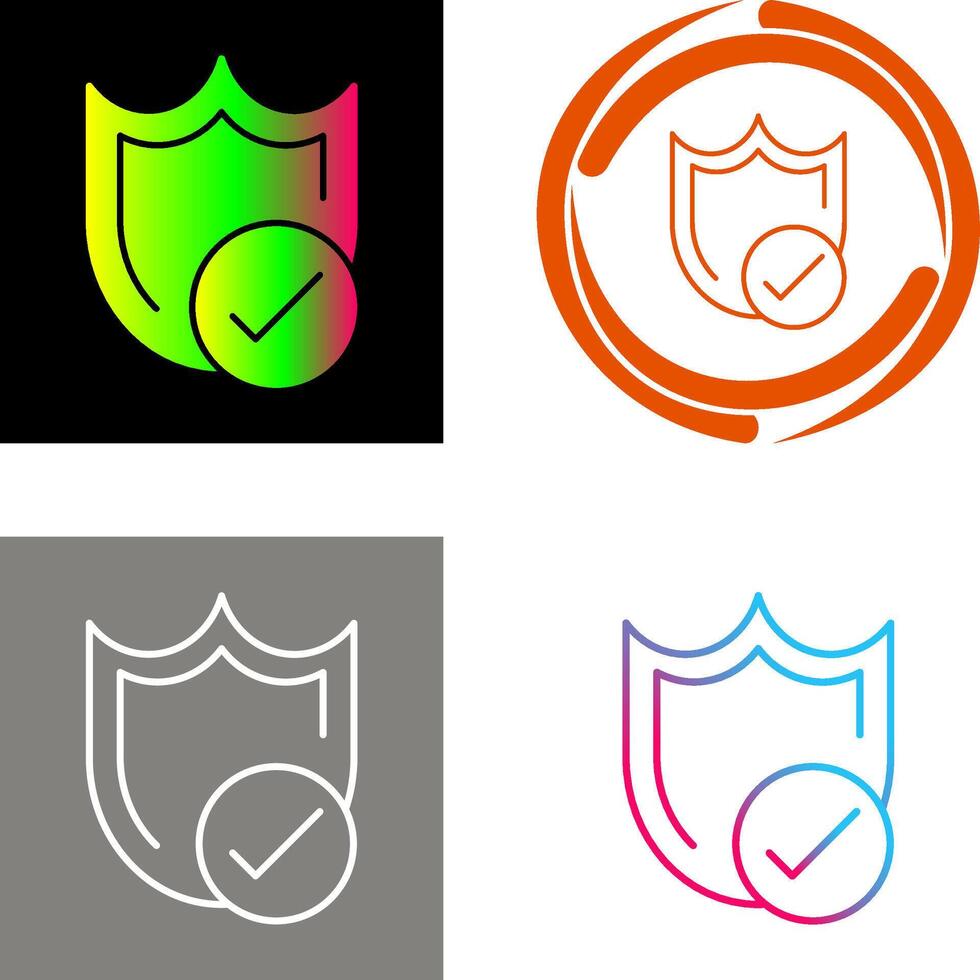 Protection Icon Design vector