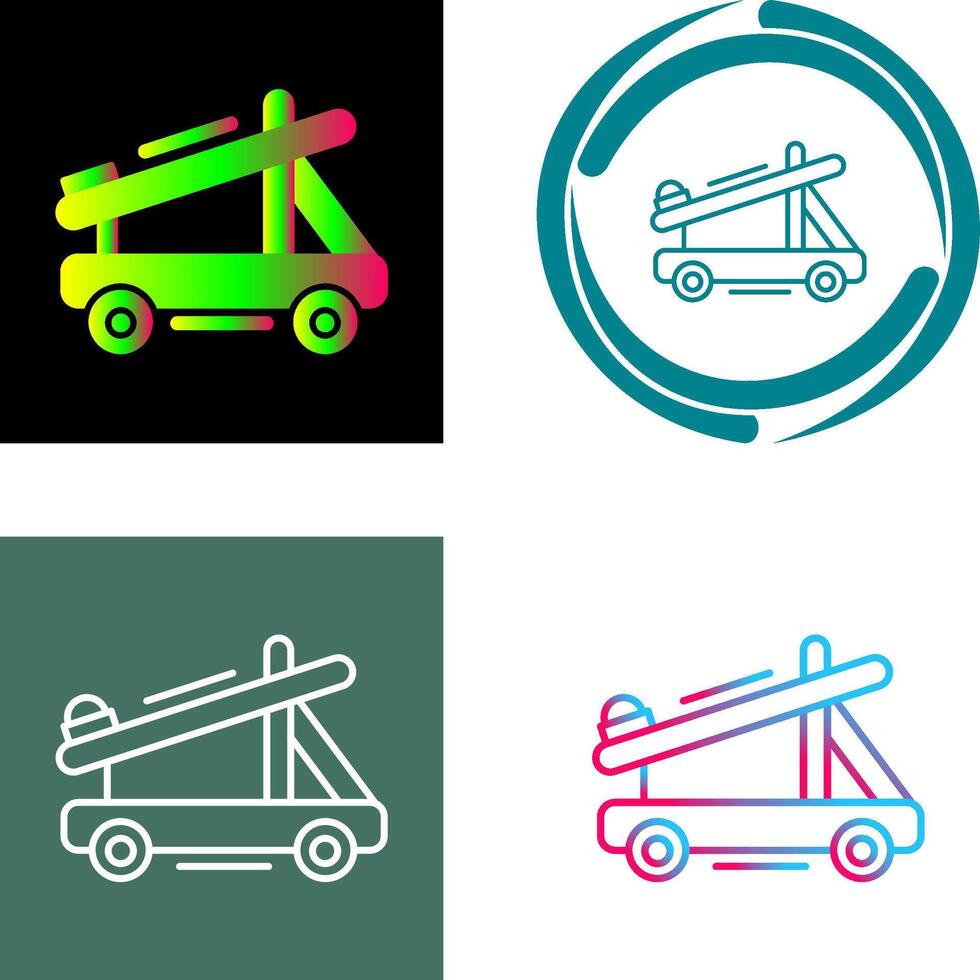 Catapult Icon Design vector