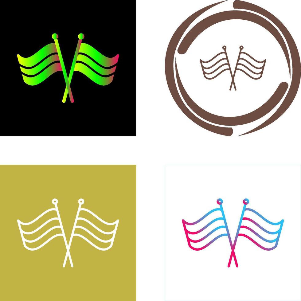 Flag Icon Design vector