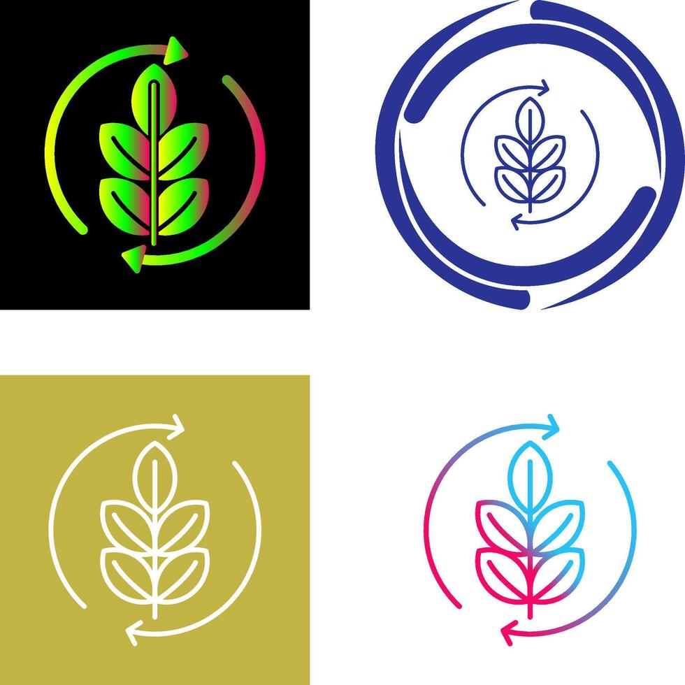 Agronomy Icon Design vector