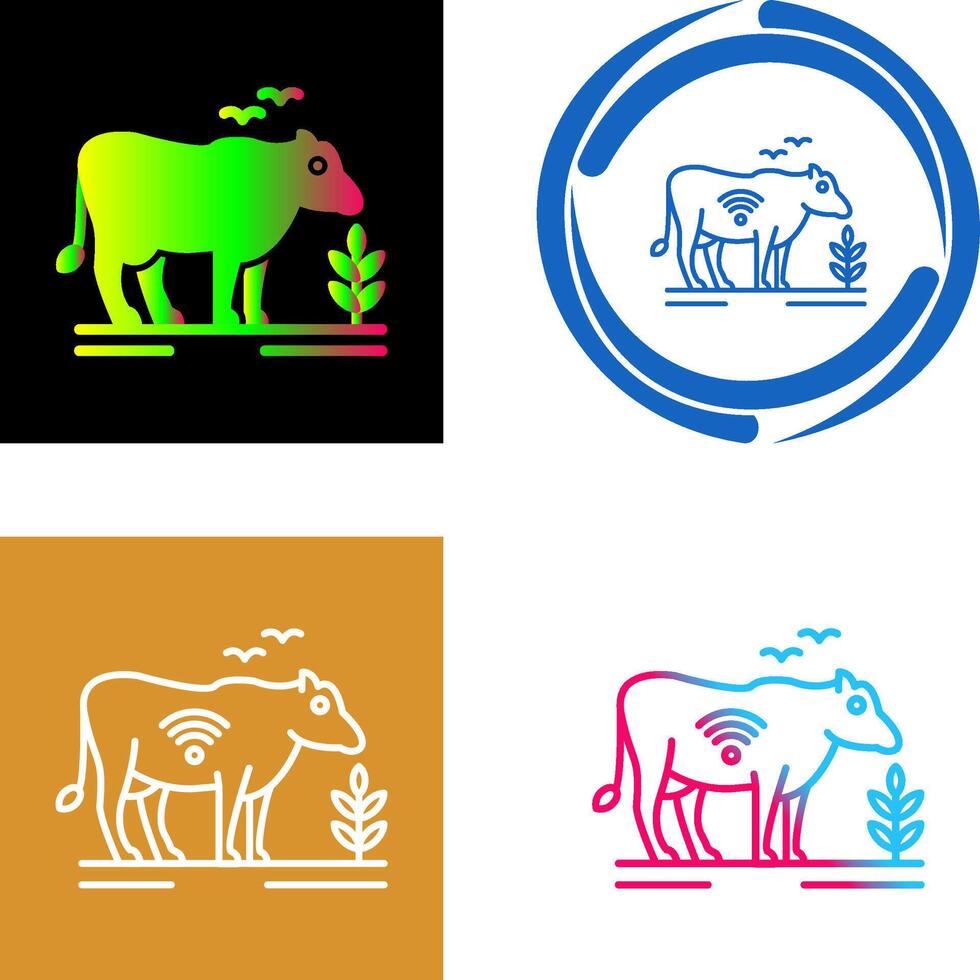Cattle Icon Design vector
