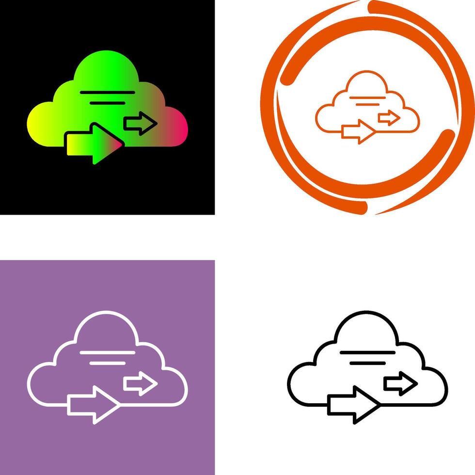 Cloud Computing Icon Design 44043992 Vector Art at Vecteezy
