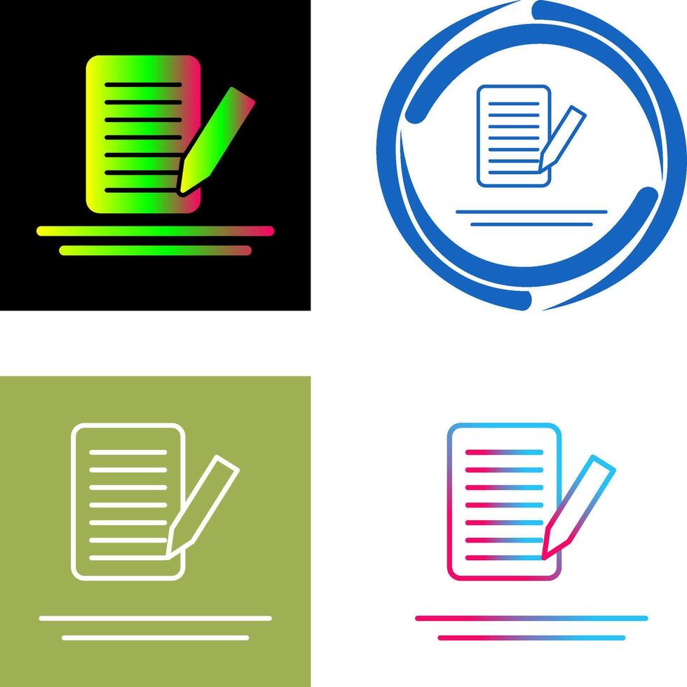 Edit Icon Design vector