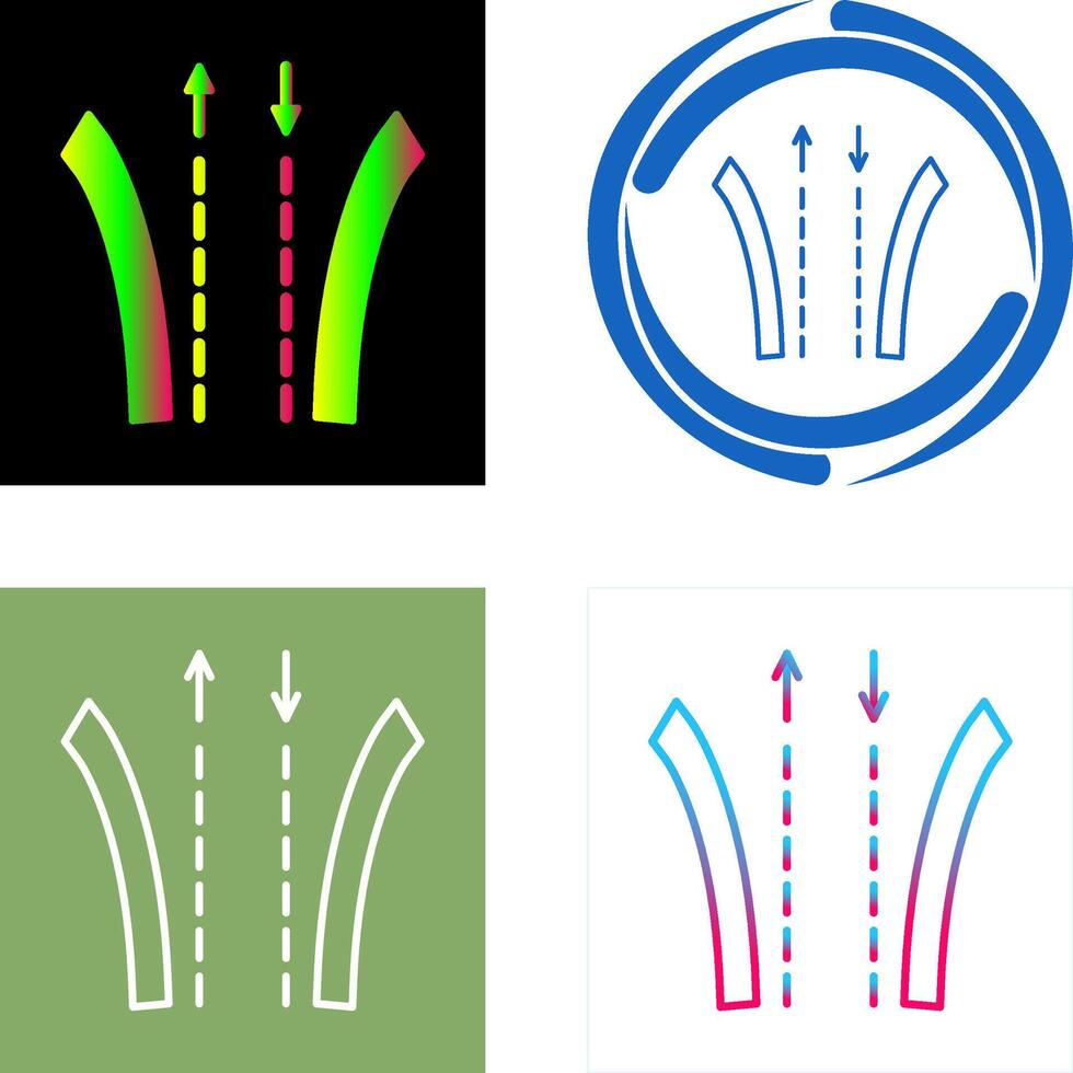 Way Icon Design vector