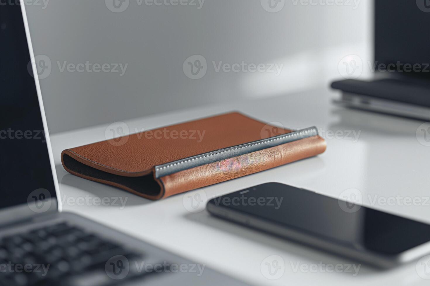 A wireless charging pad with a textured surface, displaying a phone charging on a pristine white background photo