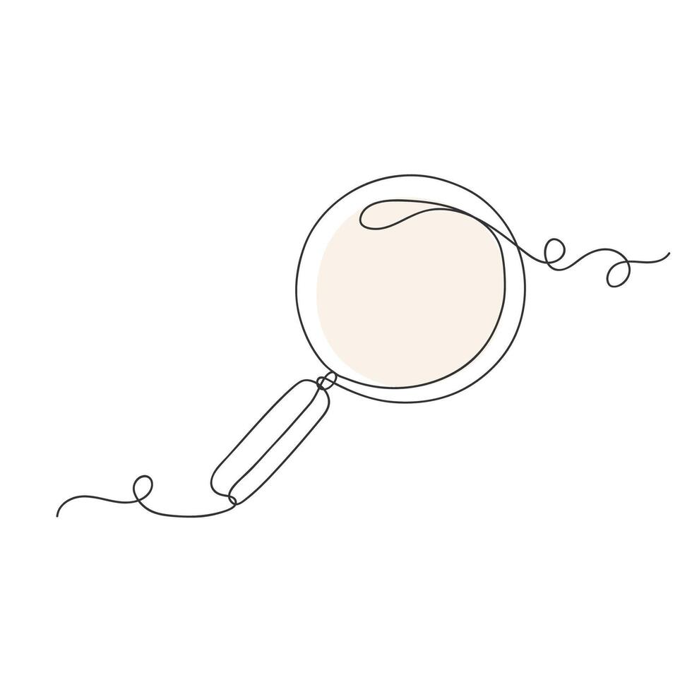 aumentador vaso buscar símbolo aislado ilustración. vector