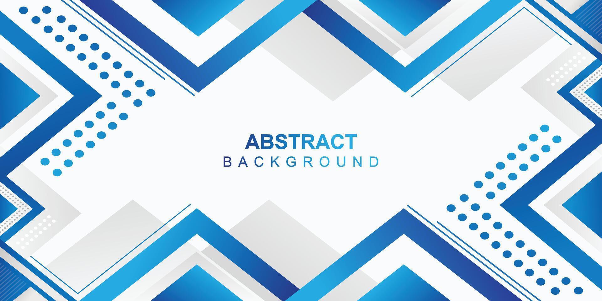 Abstract geometric background in blue and gray gradation color vector