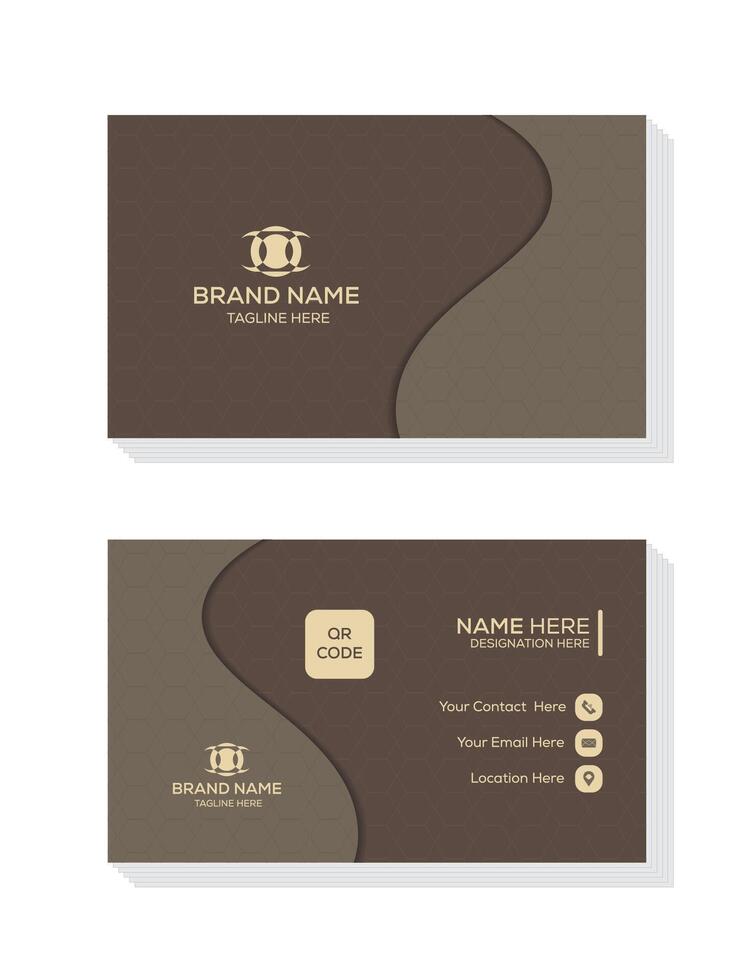 Creative business card design for your office with all your office information. vector