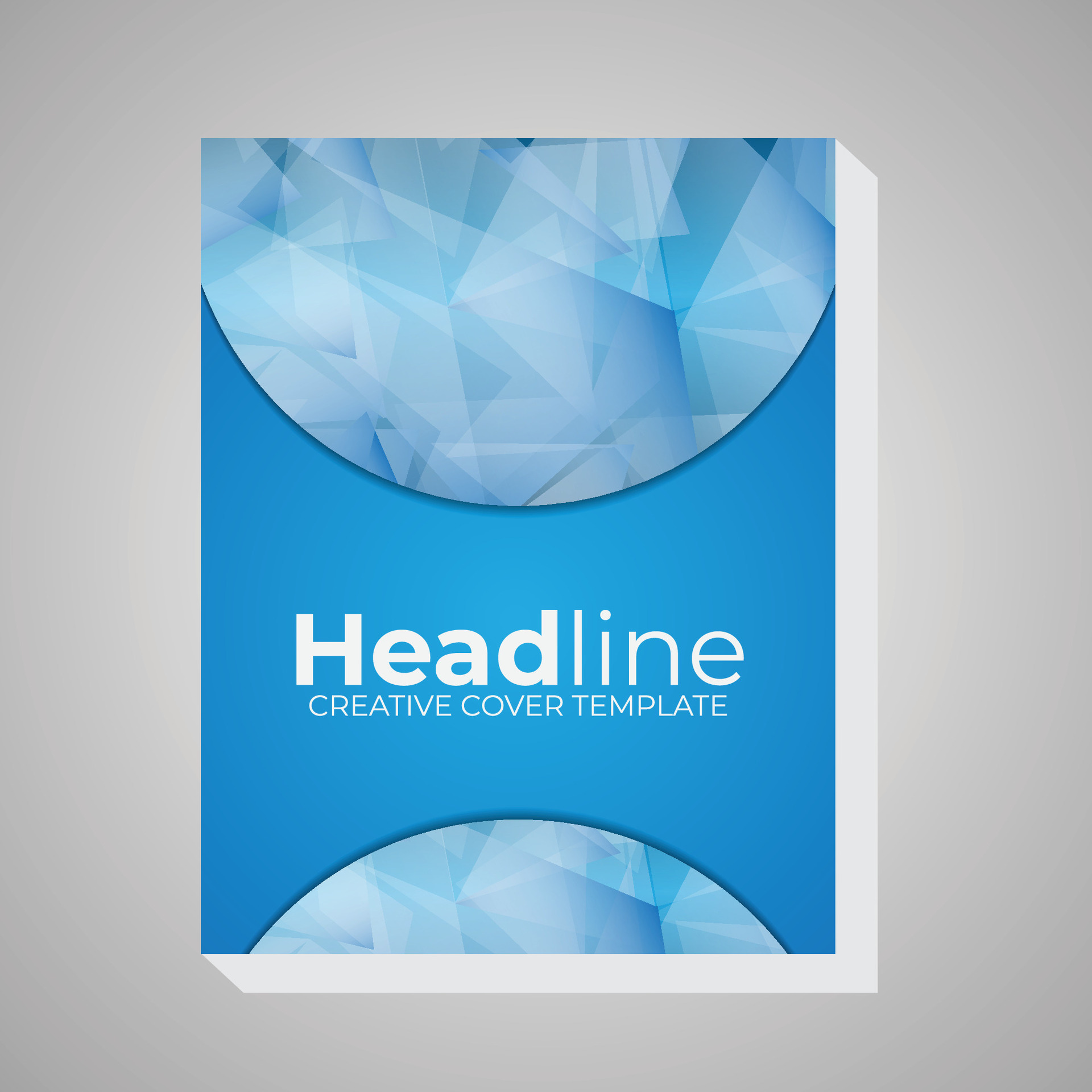 Abstracts background creative book cover template 44044625 Vector Art ...