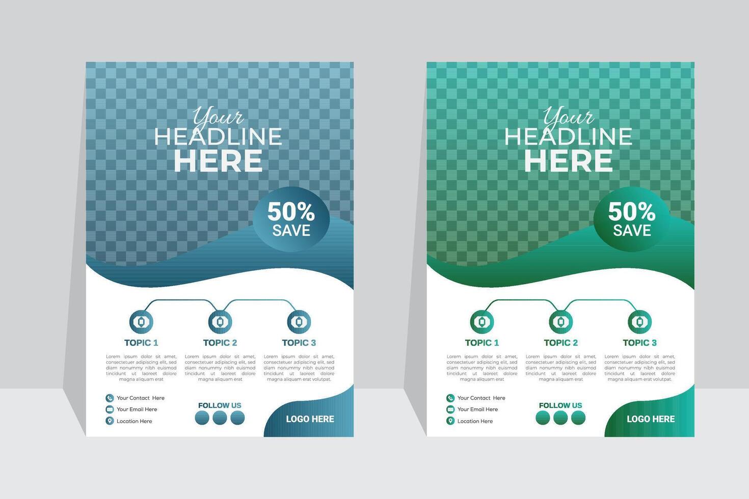 Business travel choice. Creative business flyer layout, Brochure design, cover modern layout, annual report, poster, flyer for marketing, Flyer in A4 size. vector