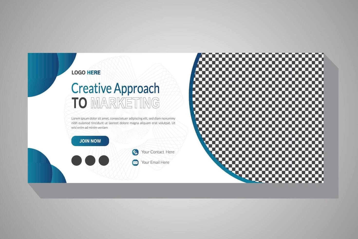 Social media cover design for mobile or computer use, Social media cover template vector
