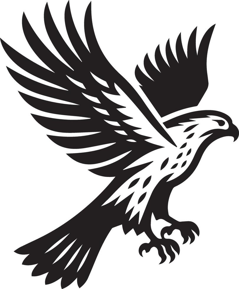 Eagle Simple Logo Design vector