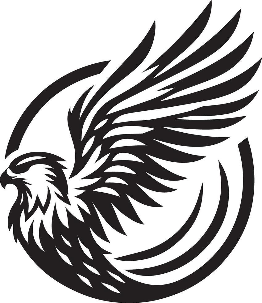 Eagle Simple Logo Design vector