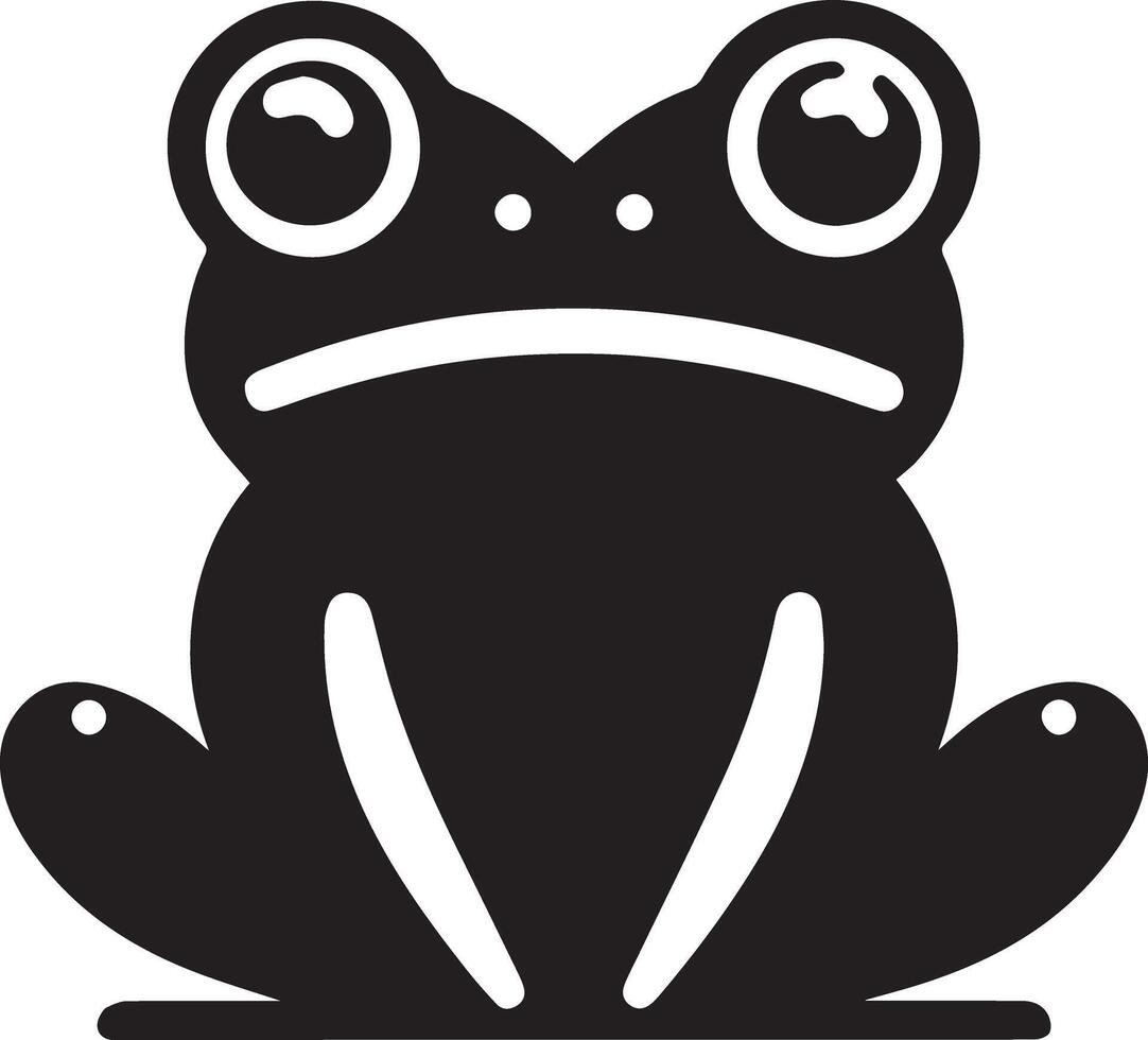 Toad Face Design vector