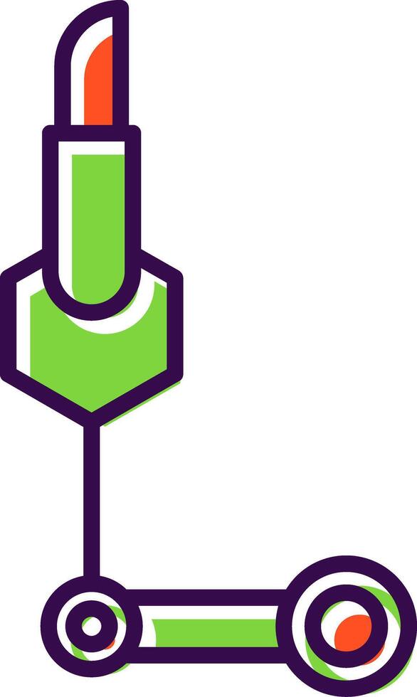Science filled Design Icon vector