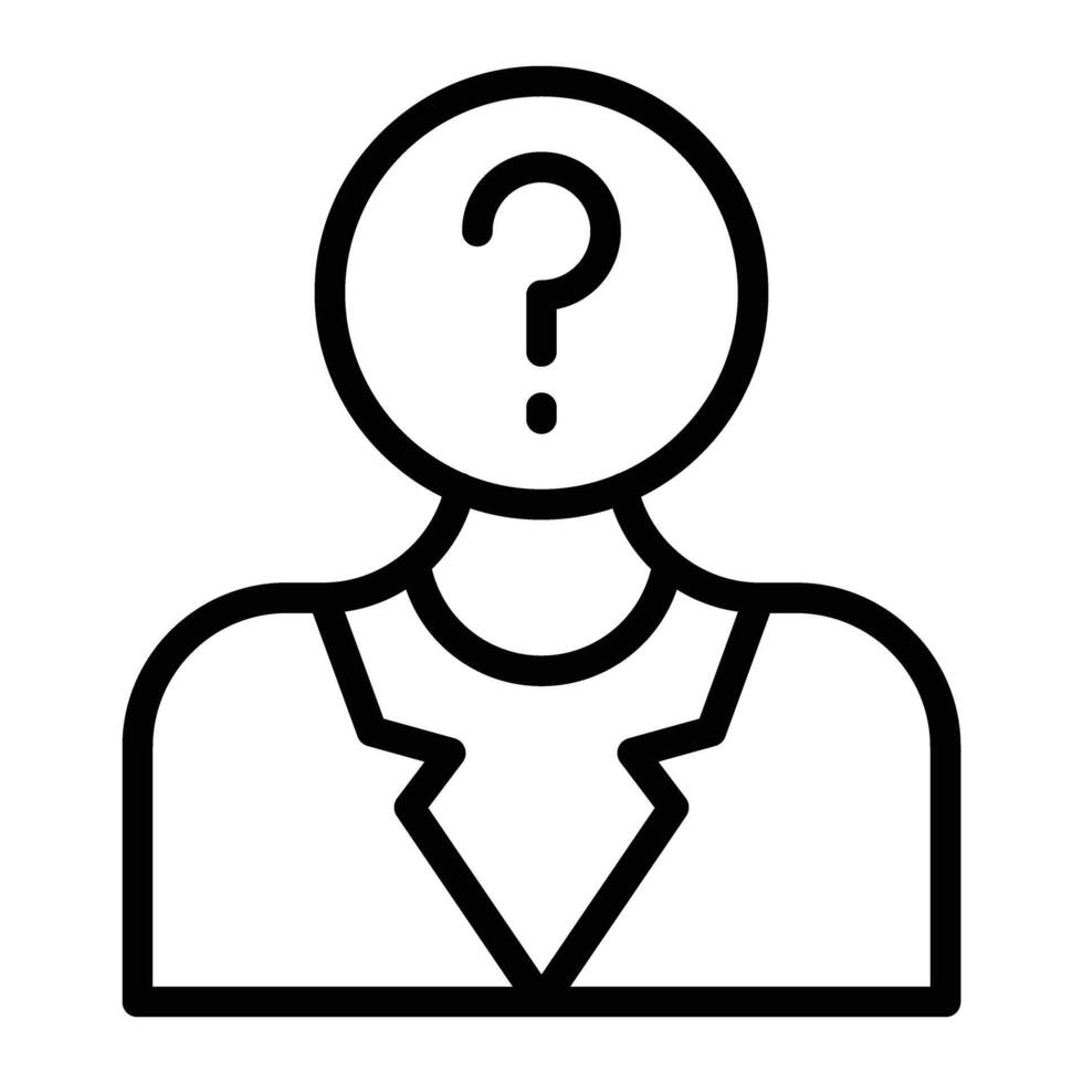 Missing Line Icon Design vector