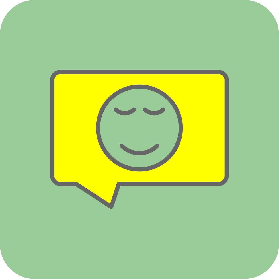 Positive Yilled Yellow Icon vector