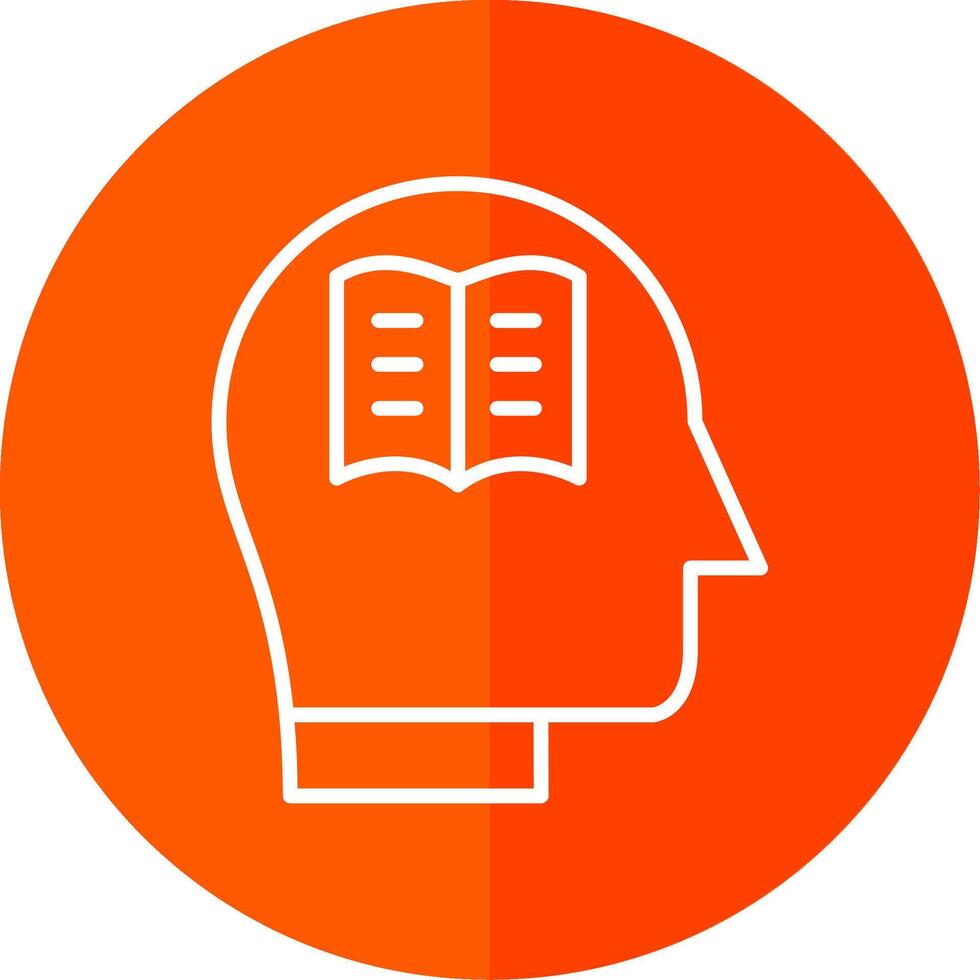 Knowledge Line Yellow White Icon vector