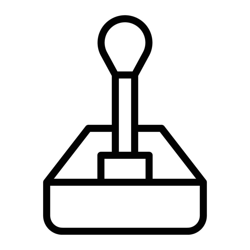 Joystick Line Icon Design vector