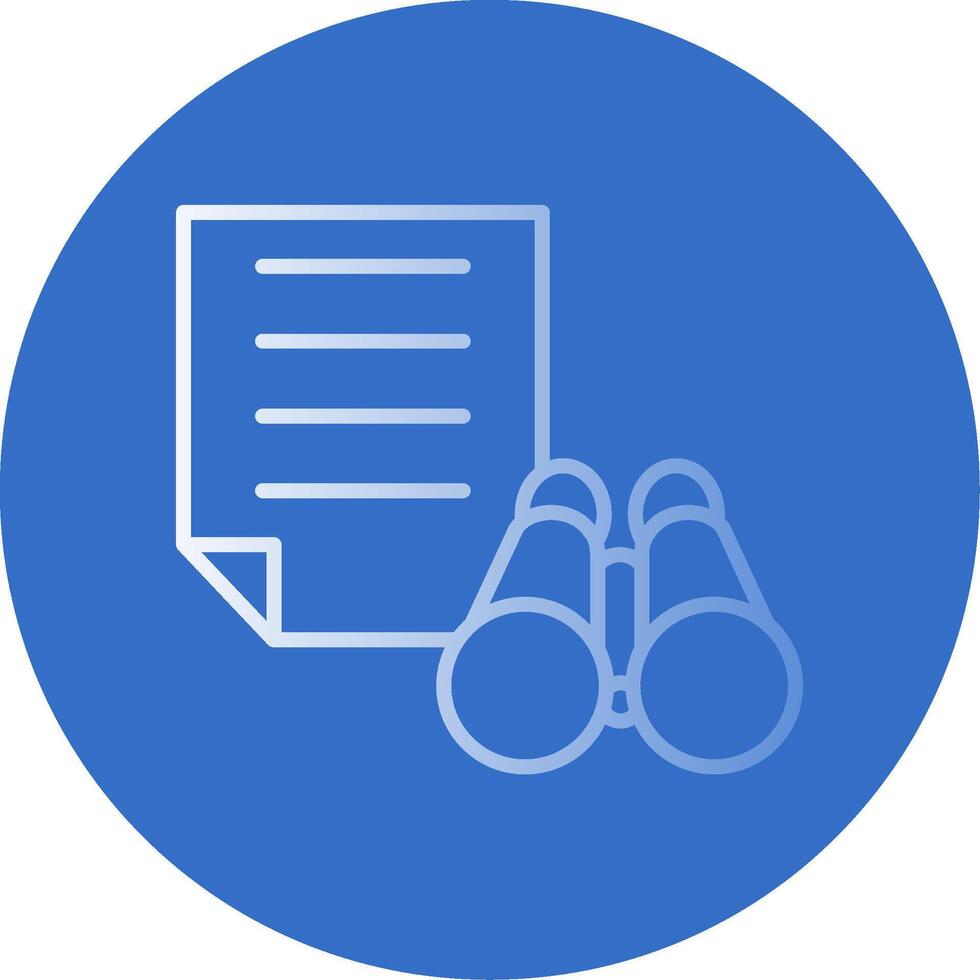 Scope Flat Bubble Icon vector