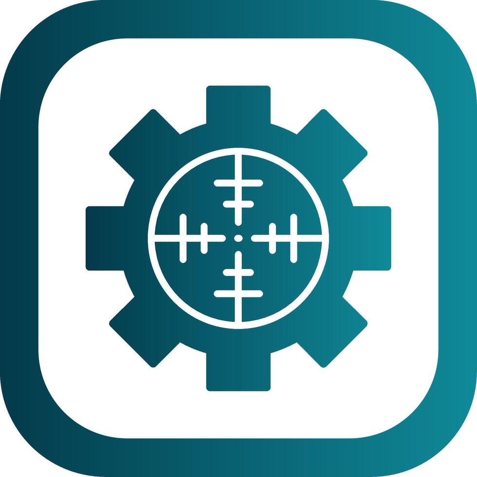 Factory Pollution Glyph Gradient Corner Icon vector