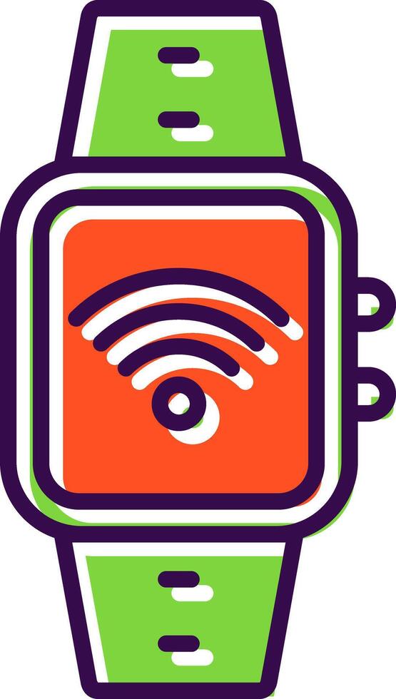 Wi-fi filled Design Icon vector