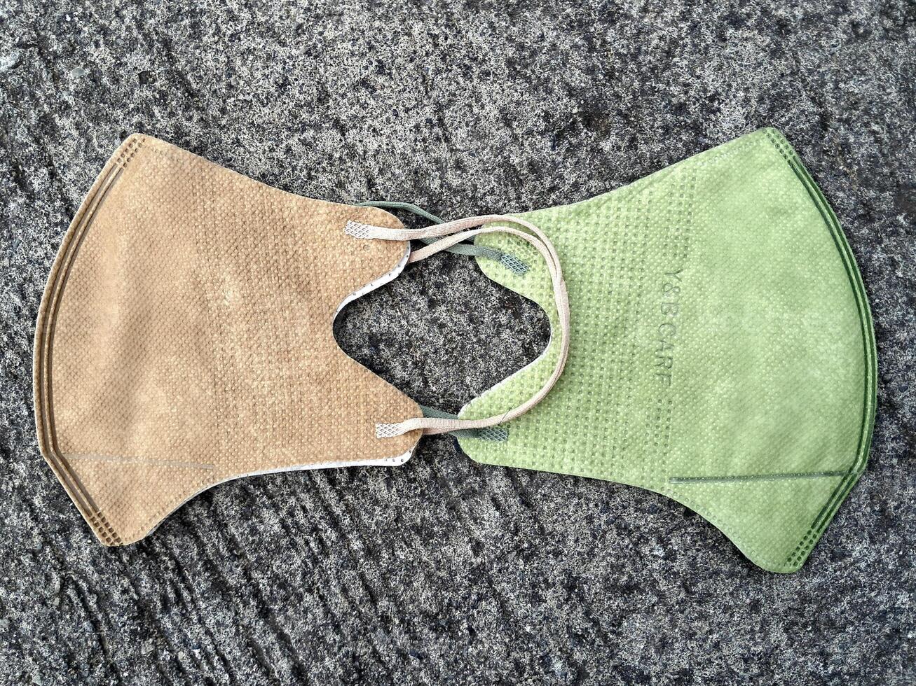 Masks that are used daily to protect themselves from viruses photo