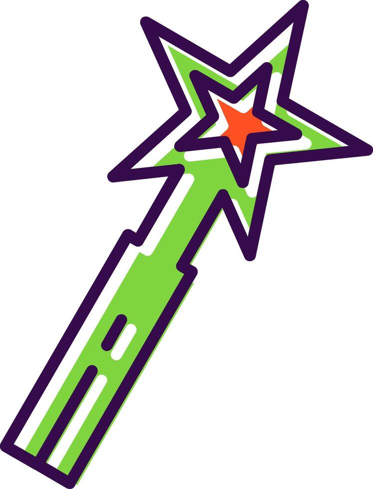 Magic Wand filled Design Icon vector