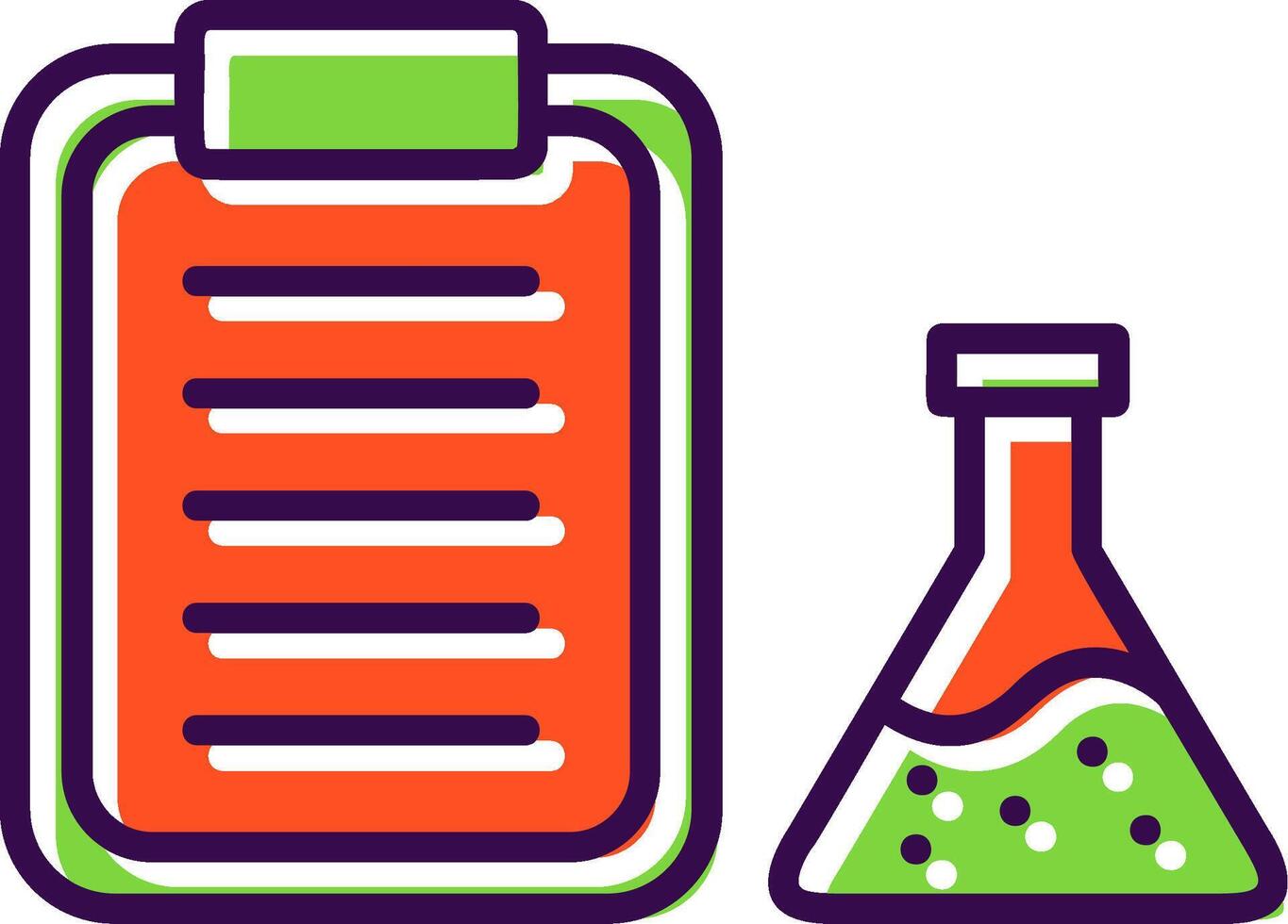 Flask filled Design Icon vector