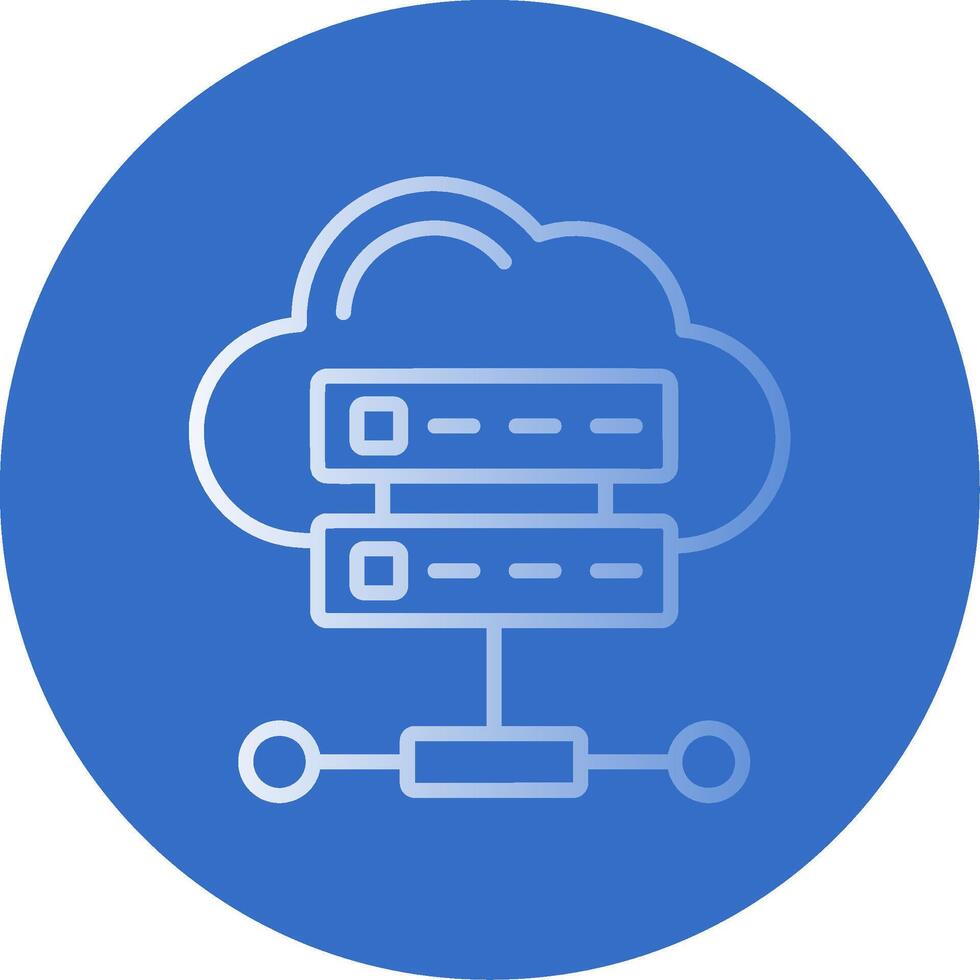 Cloud Database Flat Bubble Icon 44046917 Vector Art at Vecteezy